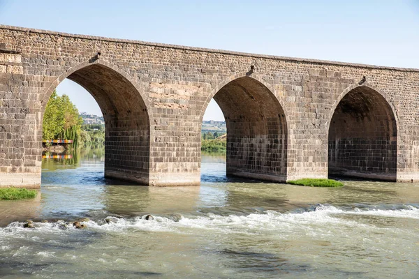 Dicle Híd Történelmi Híd Diyarbakr Ban Tigris Folyó Felett Délkelet — Stock Fotó