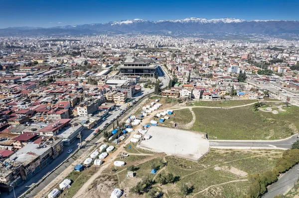 Türkei Erdbeben Kahramanmaras Gaziantep Adana Hatay Adiyaman Februar 2023 Erdbebenszenen — Stockfoto