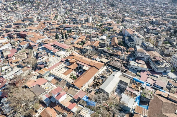 Землетрясение Турции Kahramanmaras Gaziantep Адана Хатай Adiyaman Февраль 2023 Сцены — стоковое фото