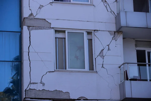 Jordbävning Turkiet Kahramanmaras Gaziantep Adana Hatay Adiyaman Februari 2023 Jordbävningsscener Stockbild