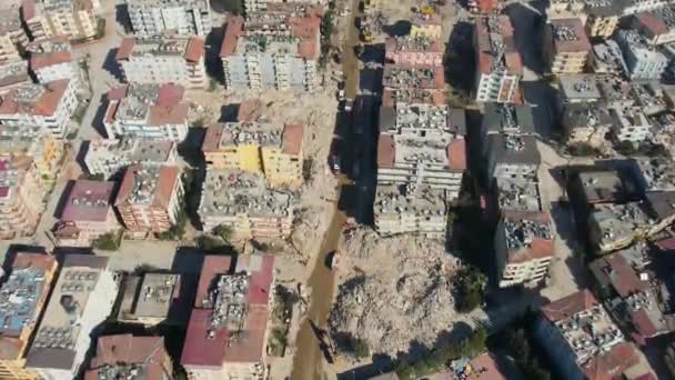 Turkey Earthquake Hatay Result Magnitude Earthquake Occurred Turkey Thousands Buildings — Stock Video