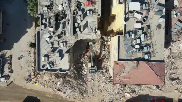 Turchia Terremoto Hatay Seguito Del Terremoto Magnitudo Avvenuto Turchia Migliaia — Video Stock