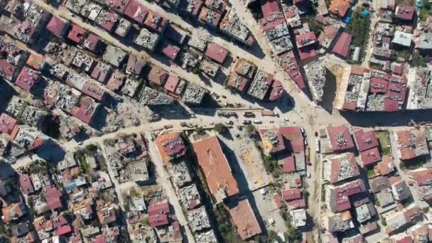 Turkije Aardbeving Hatay Als Gevolg Van Aardbeving Met Een Kracht — Stockvideo