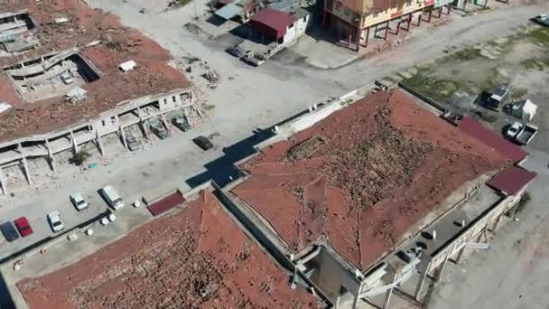 由于土耳其发生7 8级地震 数以千计的建筑物被毁 数百万人受到影响 — 图库视频影像