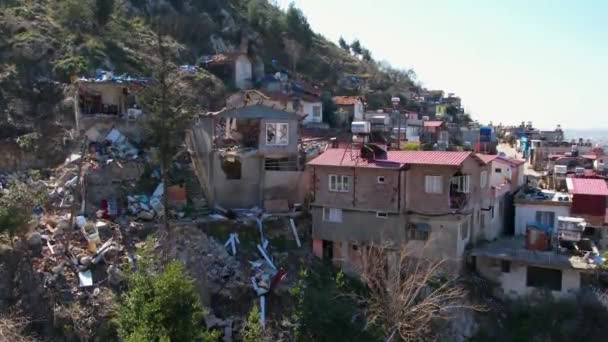 Trzęsienie Ziemi Turcji Hatay Wyniku Trzęsienia Ziemi Sile Stopnia Które — Wideo stockowe