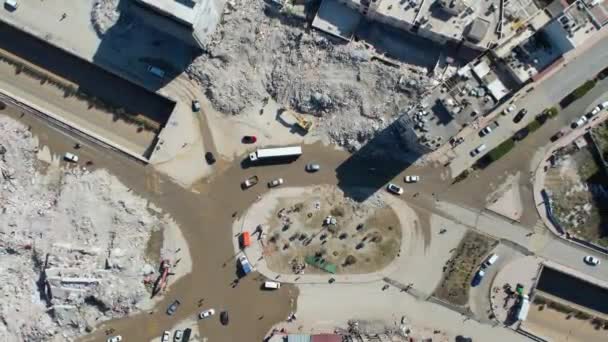 Землетрус Туреччині Хатай Внаслідок Землетрусу Туреччині Було Знищено Тисячі Будівель — стокове відео