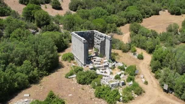 Adada Jest Starożytnym Miastem Stanowiskiem Archeologicznym Starożytnej Pizydii Położonym Isparta — Wideo stockowe