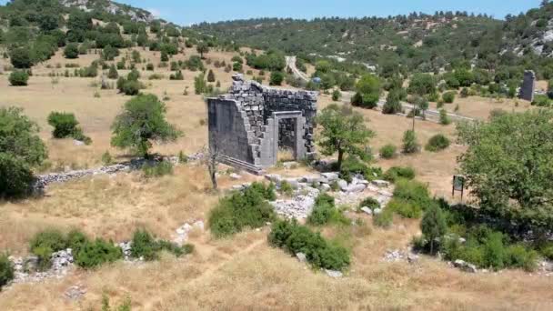 Αδάδα Είναι Αρχαία Πόλη Και Αρχαιολογικός Χώρος Στην Αρχαία Πισιδία — Αρχείο Βίντεο