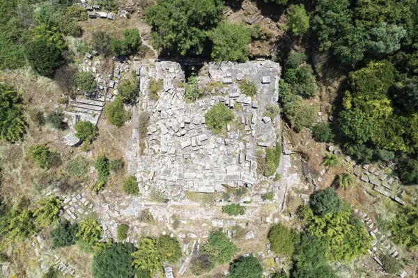 stock image The ruins of the Belevi mausoleum near the ancient city of Ephesus, Seluk, zmir, Turkey.