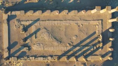 Athena Tapınağı Assos Antik Şehir İnsansız Hava Aracı Videosu, Behramkale Asos, Çanakkale Türkiye (Trkiye)