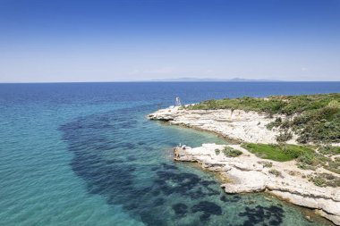 İzmir 'in Mordogan ilçesinde Ardic Brach görüşü