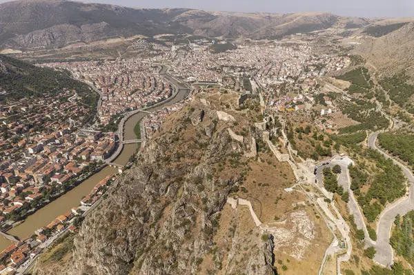 stock image Amasya,Turkey. View of Amasya city with historical castle