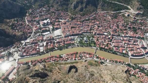 아마시야 역사적인 Amasya 도시의 — 비디오