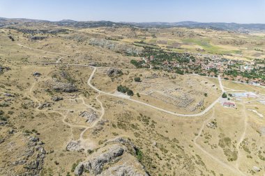 Türkiye 'de Hattusa, Bogazkale ve Corum manzarası