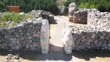 Türkiye 'de Hattusa, Bogazkale ve Corum manzarası