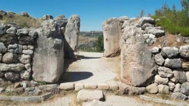 Türkiye 'de Hattusa, Bogazkale ve Corum manzarası