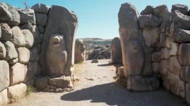 Türkiye 'de Hattusa, Bogazkale ve Corum manzarası