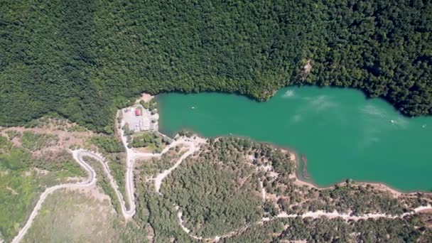 Krajobraz Jeziora Borabay Tasova Amasya Turcja — Wideo stockowe