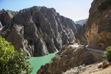 Kemaliye Erzincan 'daki Karanlık Kanyon manzarası
