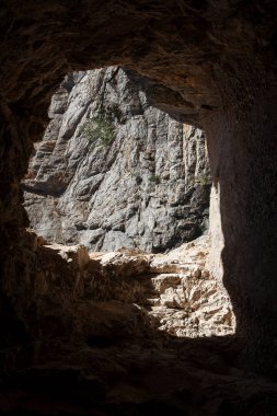 Kemaliye Erzincan 'daki Karanlık Kanyon manzarası