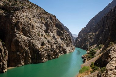 Kemaliye Erzincan 'daki Karanlık Kanyon manzarası