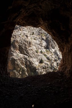 Kemaliye Erzincan 'daki Karanlık Kanyon manzarası