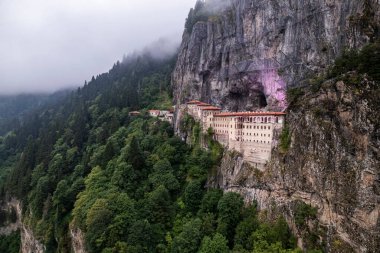 Sumela Manastırı (Smela Manastırı) İHA Fotoğrafı, Altndere Ulusal Parkı Maka, trabzon Türkiye (Türkiye))