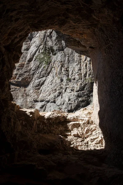 Kemaliye Erzincan 'daki Karanlık Kanyon manzarası