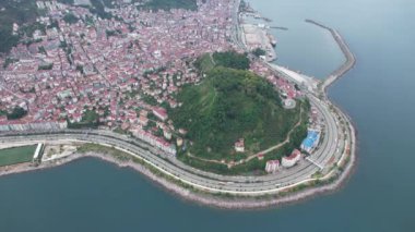 Giresun şehir manzarası Kuzey Türkiye 'den, nam-ı diğer Türkiye' nin Karadeniz bölgesi