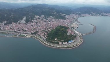 Giresun şehir manzarası Kuzey Türkiye 'den, nam-ı diğer Türkiye' nin Karadeniz bölgesi
