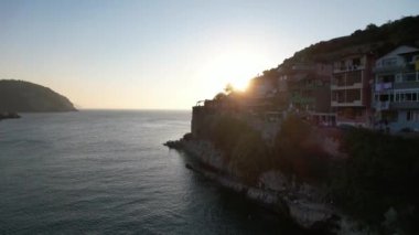 Bartin Türkiye 'de Amasra' nın güzel hava manzarası