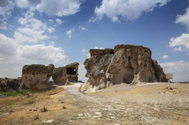 Tarihsel antik Phrygian (Phrygian Vadisi, Gordion) Vadisi. Vadi popüler bir turistik merkezdir..