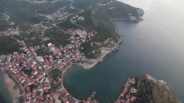 Bartin Türkiye 'de Amasra' nın güzel hava manzarası