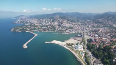 Hindi, Karadeniz kıyısı, hava manzaralı Zonguldak Bölgesi.