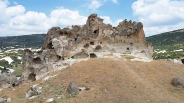 Tarihsel antik Phrygian (Phrygian Vadisi, Gordion) Vadisi. Vadi popüler bir turistik merkezdir..