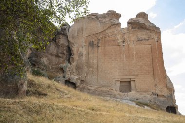 Tarihsel antik Phrygian (Phrygian Vadisi, Gordion) Vadisi. Vadi popüler bir turistik merkezdir..