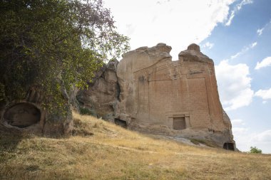Tarihsel antik Phrygian (Phrygian Vadisi, Gordion) Vadisi. Vadi popüler bir turistik merkezdir..