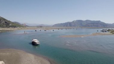 Ege Denizi İnsansız Hava Aracı Fotoğrafı Dalyan Gölü, Ortaca Mugla Türkiye