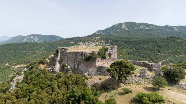 Yogurtcu Kalesi, Manisa - Türkiye. Eski kale