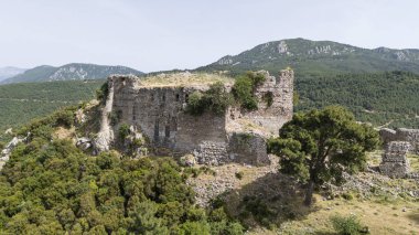 Yogurtcu Kalesi, Manisa - Türkiye. Eski kale