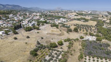 Eleusis, Isthmia, Corinth, Yunanistan. Isthmi 'de Roma Hamamları, inanılmaz mozaikler.!