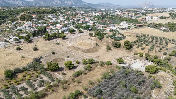 stock image Eleusis, Isthmia, Corinth, Greece. Roman Baths in Isthmi, amazing mosaics!