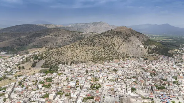 stock image Aerial view of city of Larissa