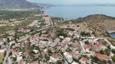 Yunanistan 'ın Astros kentinin manzarası