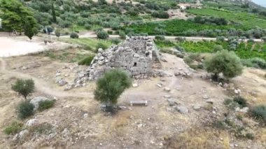 Antik Yunan piramit yapı Mora Yarımadası elliniko Köyü, Yunanistan