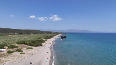 Güney Yunanistan 'ın Gytheio kenti yakınlarında bulunan Dimitrios gemi enkazı