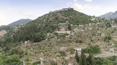 Yunanistan 'ın Mystras kentindeki harabeler - arkeoloji geçmişi