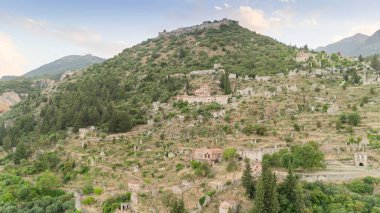 Yunanistan 'ın Mystras kentindeki harabeler - arkeoloji geçmişi