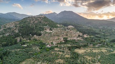 Yunanistan 'ın Mystras kentindeki harabeler - arkeoloji geçmişi