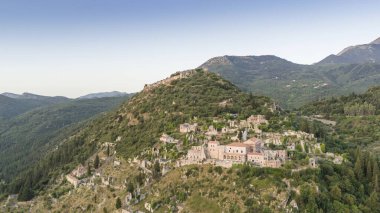 Yunanistan 'ın Mystras kentindeki harabeler - arkeoloji geçmişi